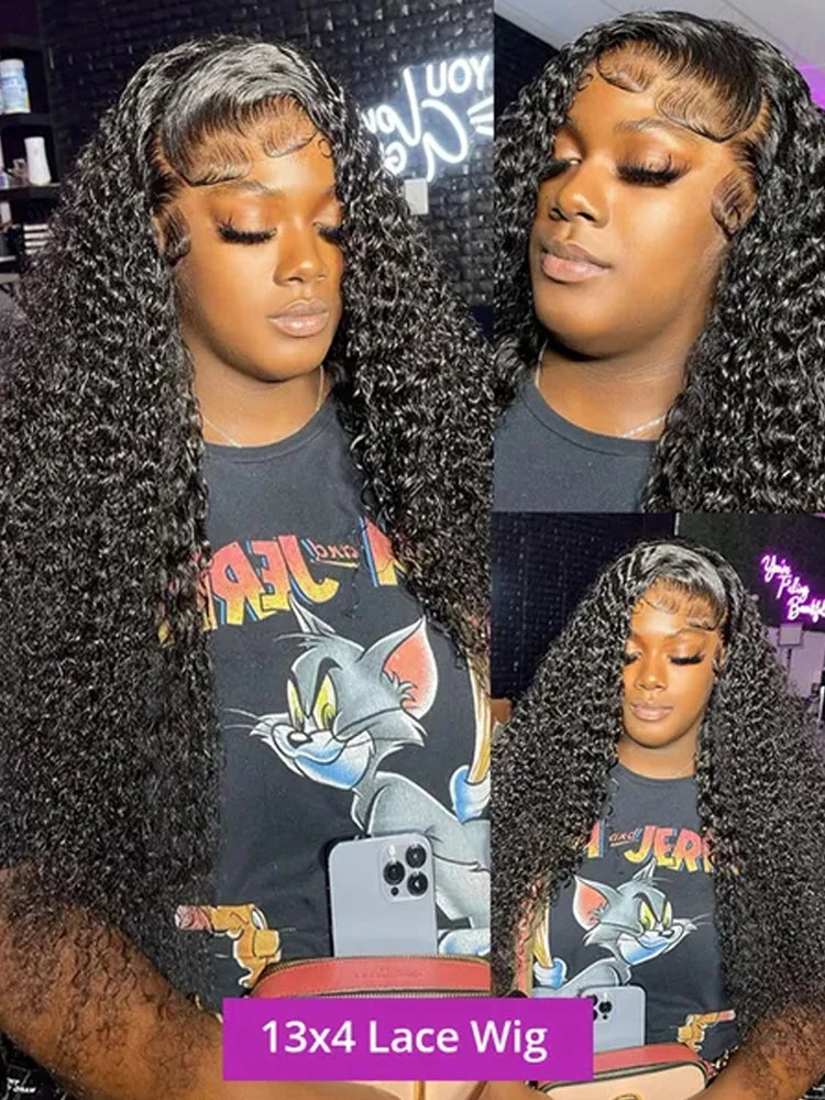 Deep Curly Lace Front Wigs