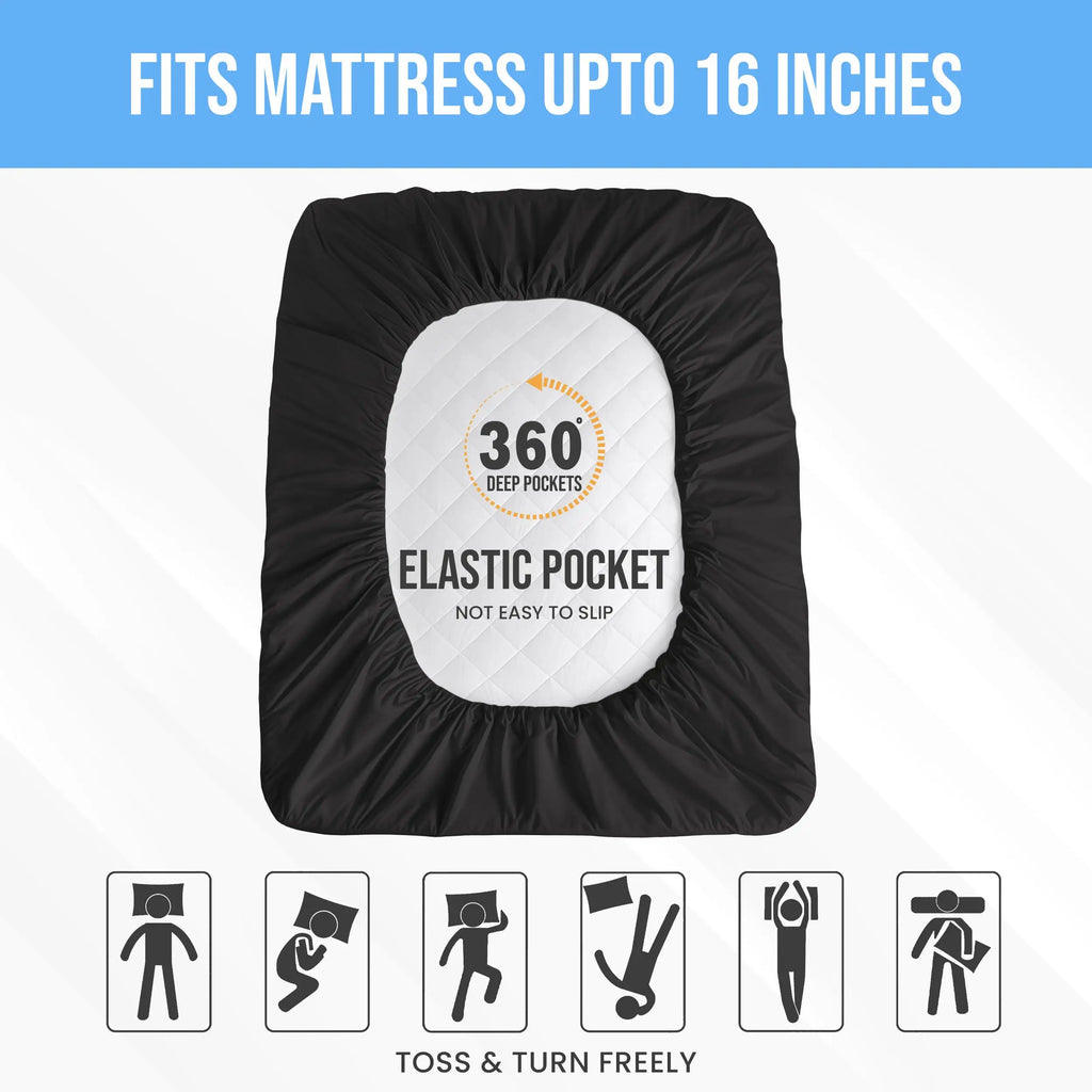 Quilted 16"  Mattress Pad