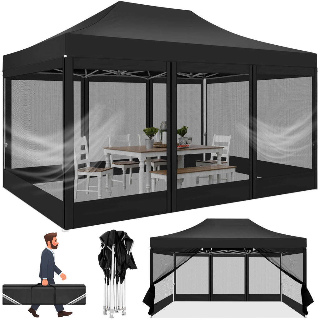 10x15 FT Heavy Duty Pop Up Canopy