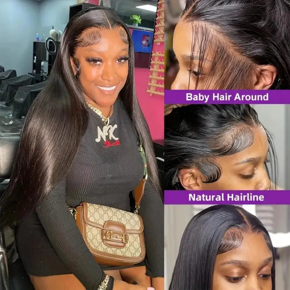 Natural Brazilian Transparent Wigs