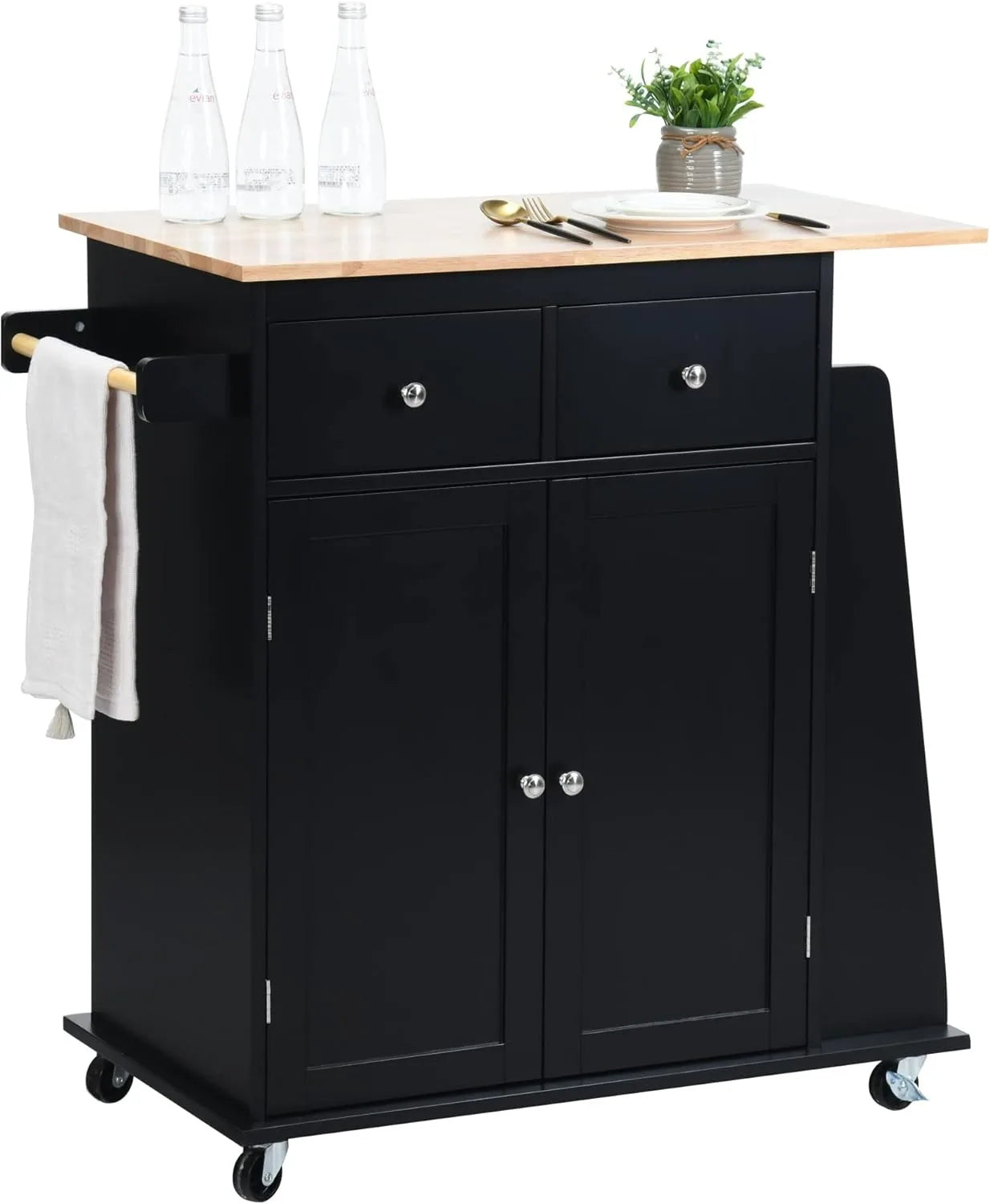 Kitchen Island, Rolling Kitchen Storage Cart
