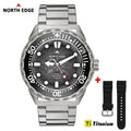 Solar-Powered Men's Diving Watch Waterproof