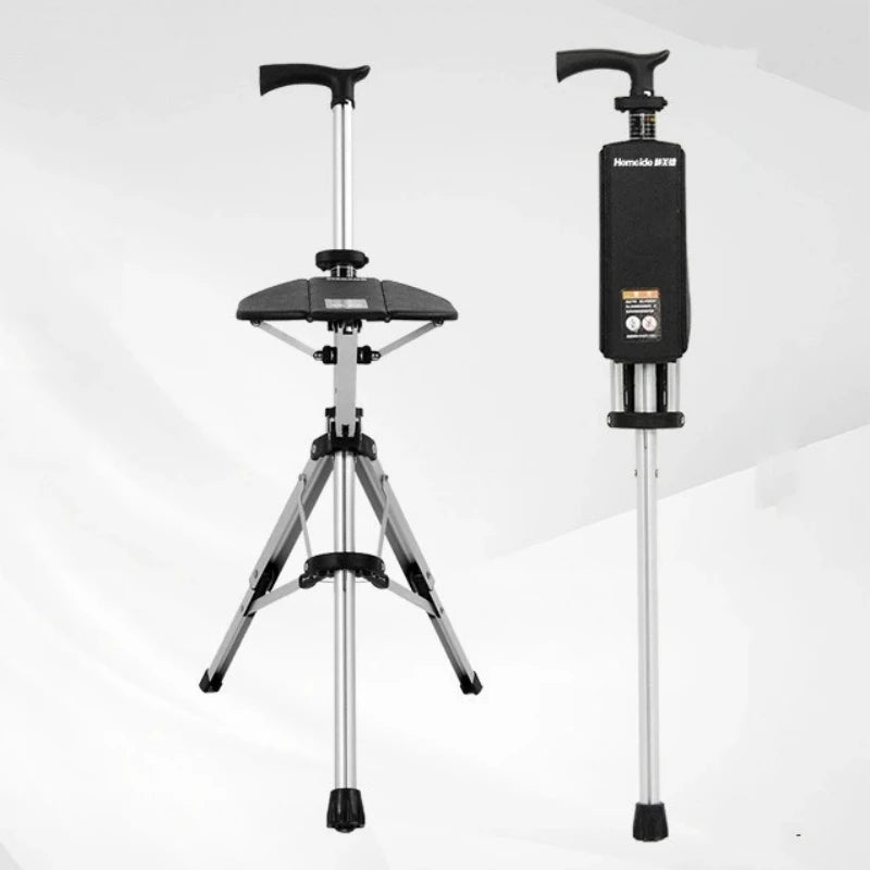 Portable Folding Cane With Chair