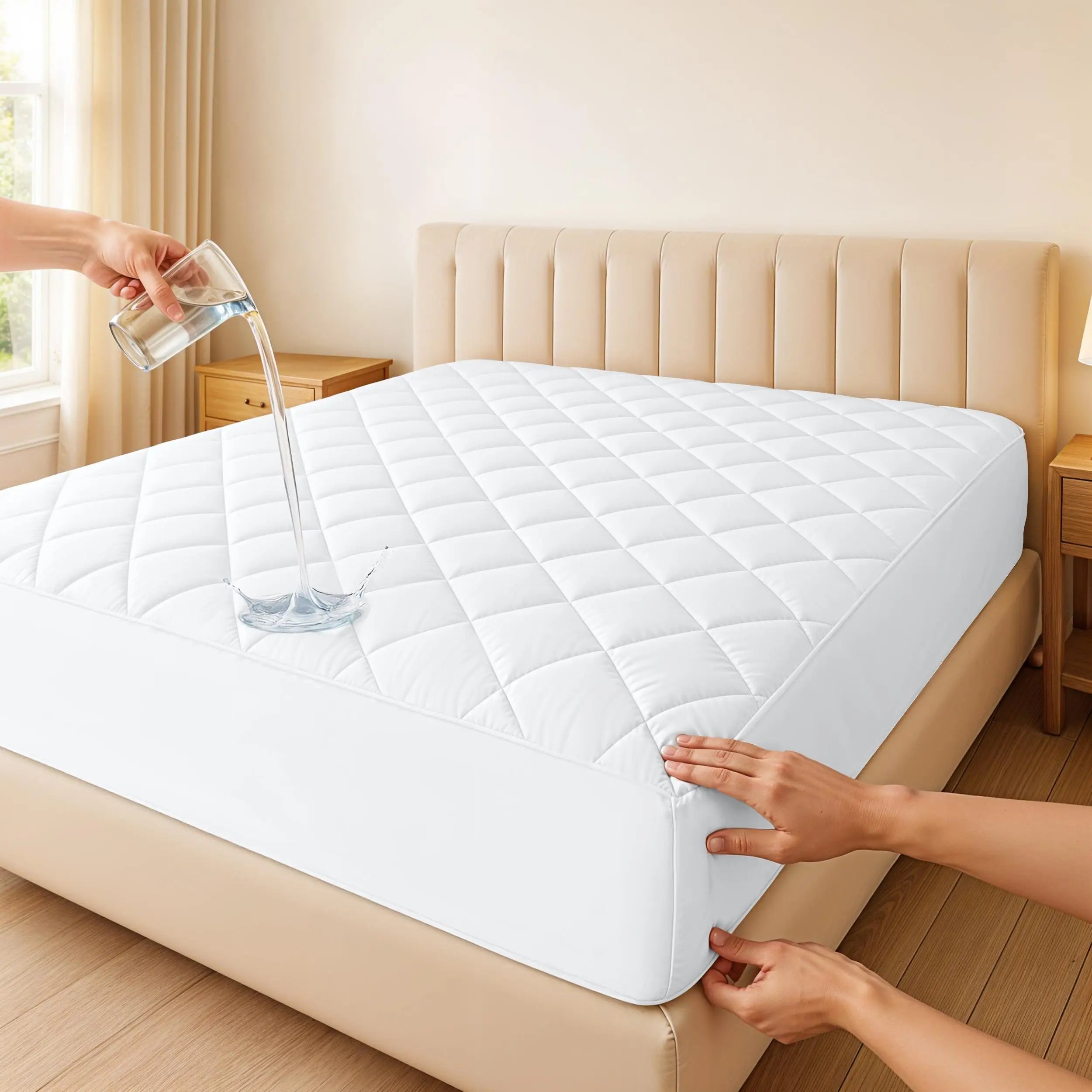 Quilted 16"  Mattress Pad