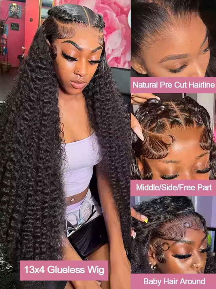 Deep Curly Lace Front Wigs