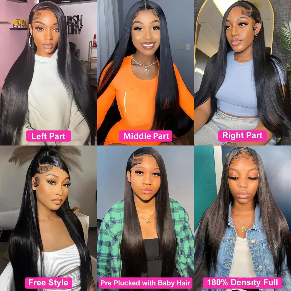 Natural Brazilian Transparent Wigs