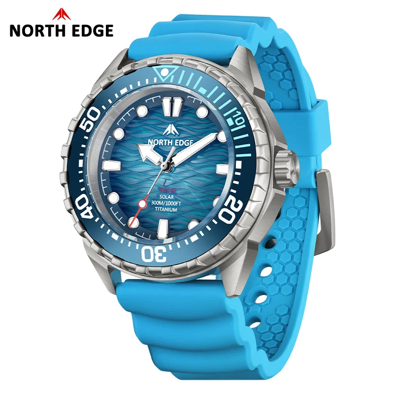 Solar-Powered Men's Diving Watch Waterproof