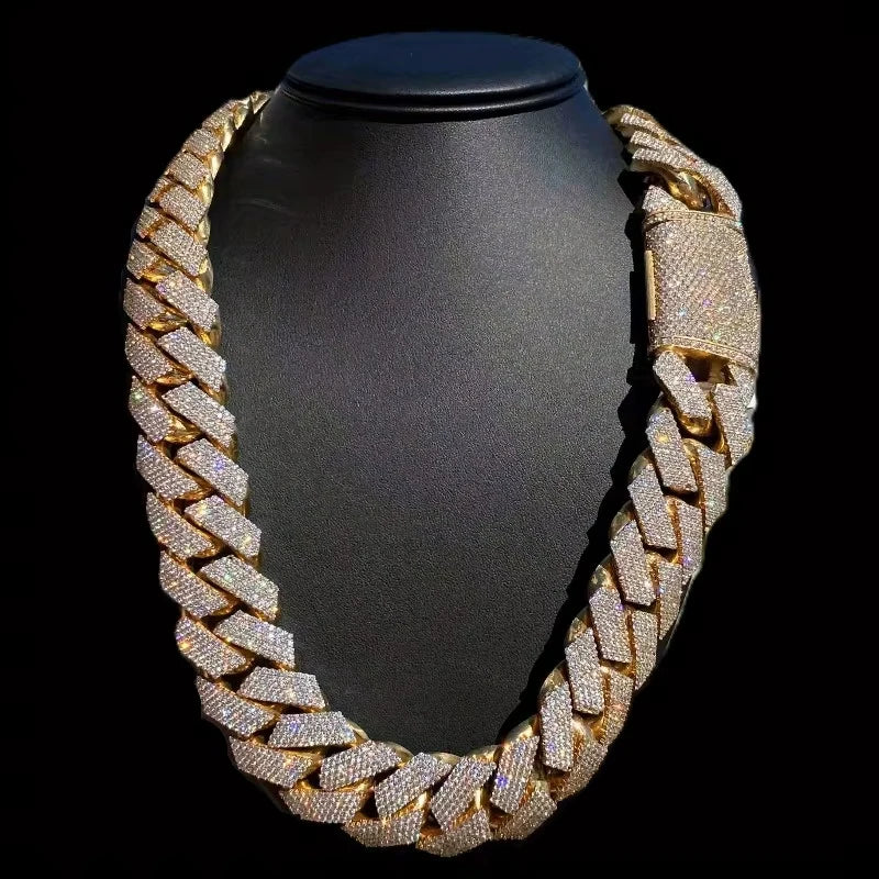 Iced Out Miam Link Necklace