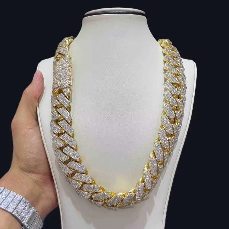 Iced Out Miam Link Necklace