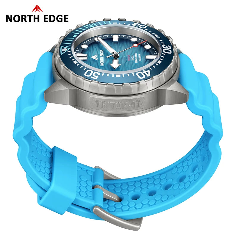 Solar-Powered Men's Diving Watch Waterproof
