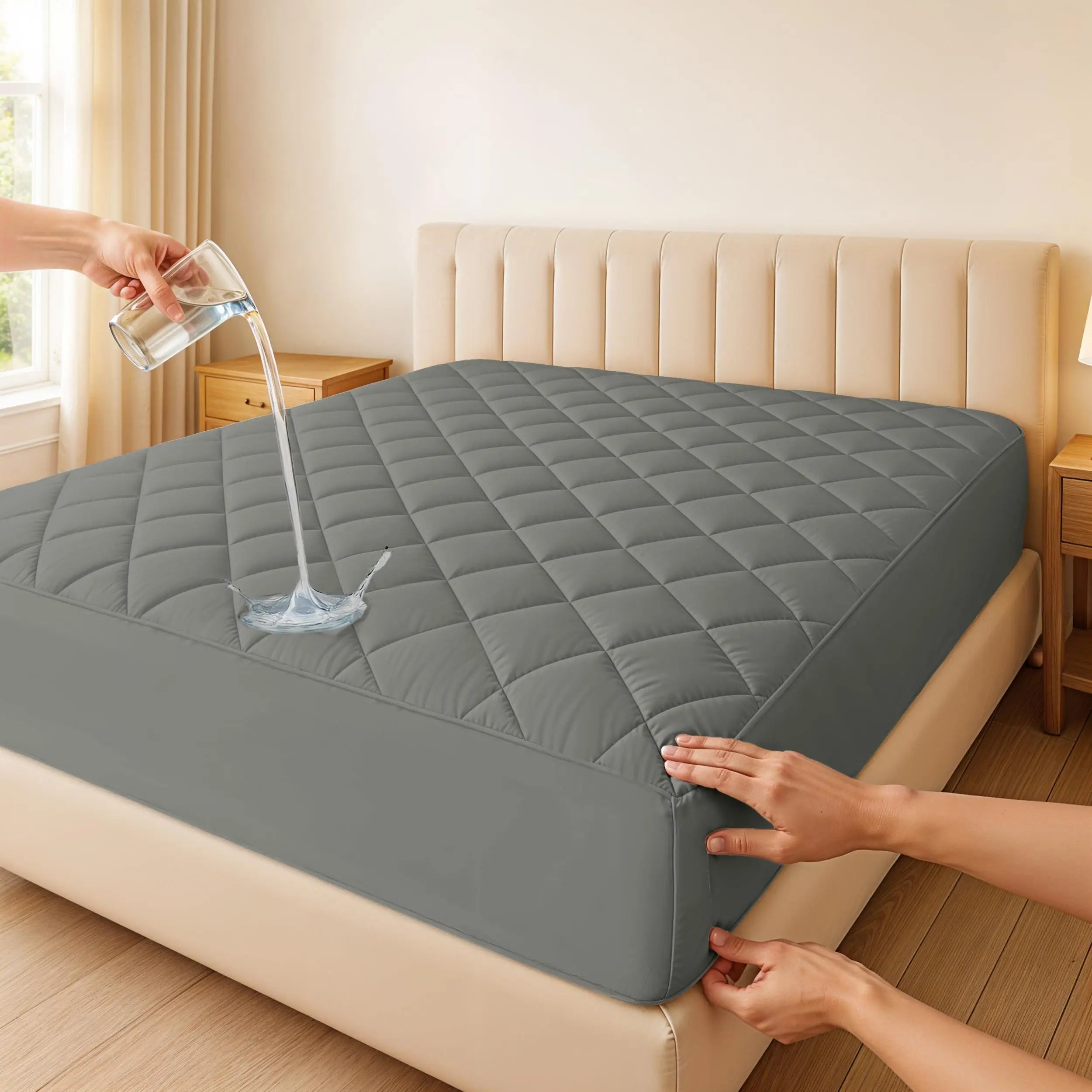 Quilted 16"  Mattress Pad