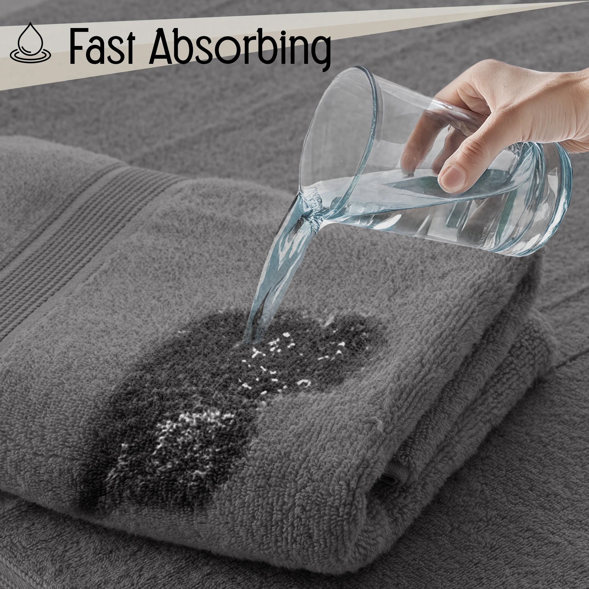 Lux Decor 6-Piece Bath Towel Set