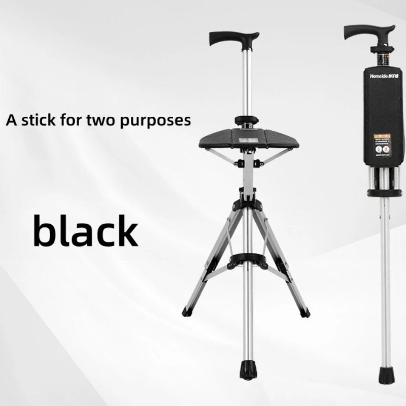 Portable Folding Cane With Chair