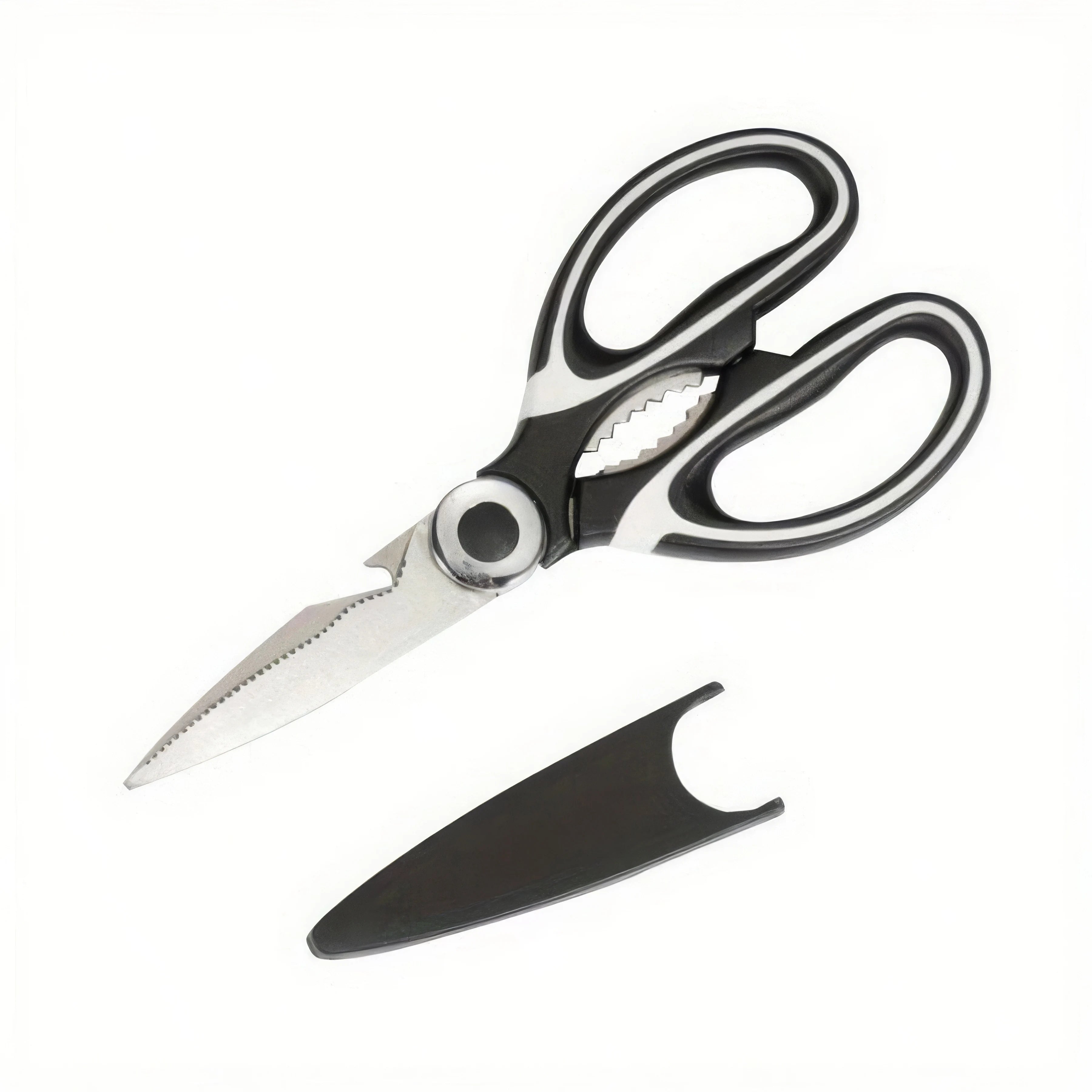 Multifunctional Kitchen Scissors Black