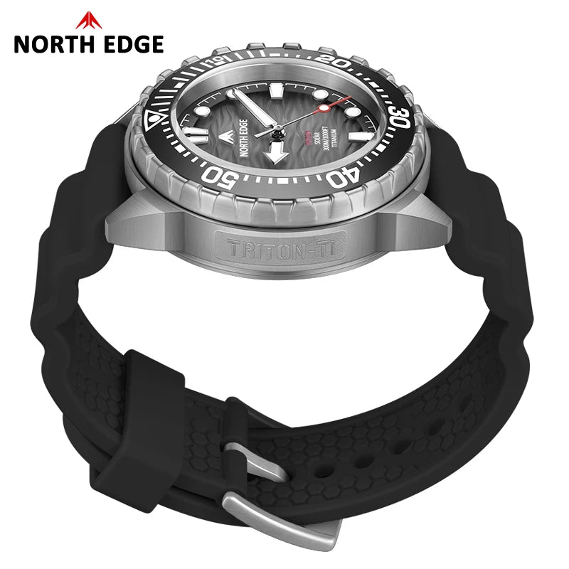 Solar-Powered Men's Diving Watch Waterproof