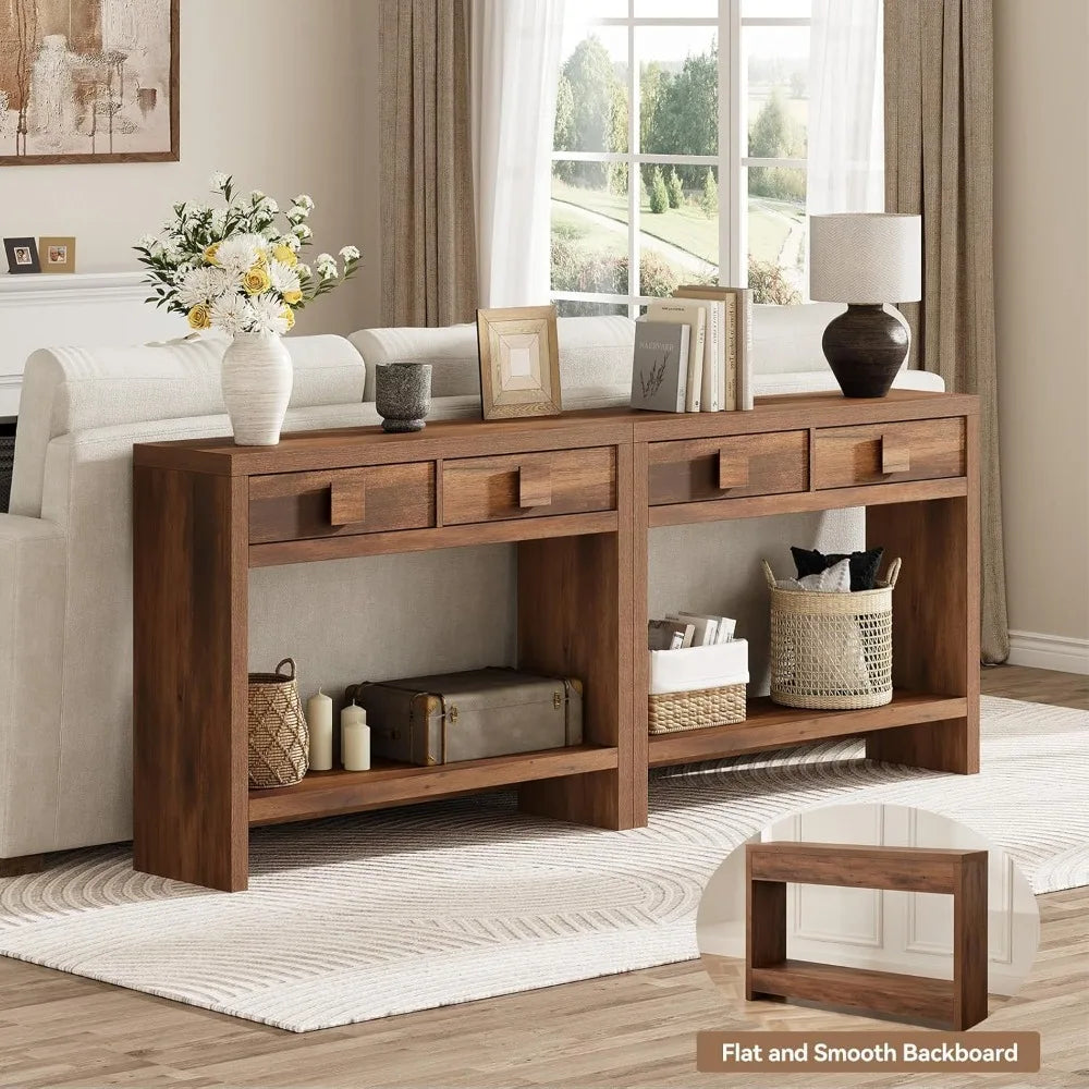 Entryway Console Table with Drawers
