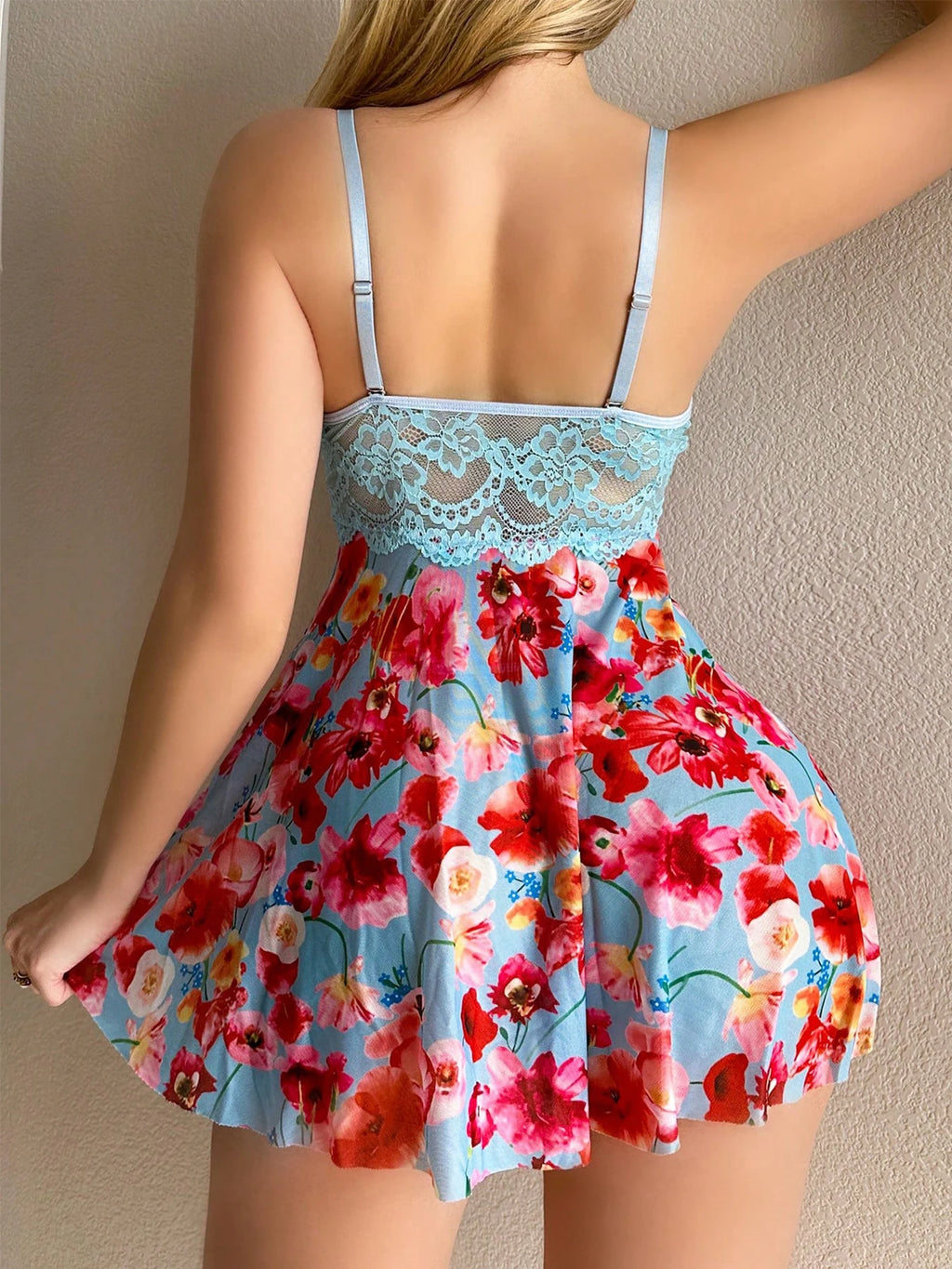 Floral Baby Doll Nightgown