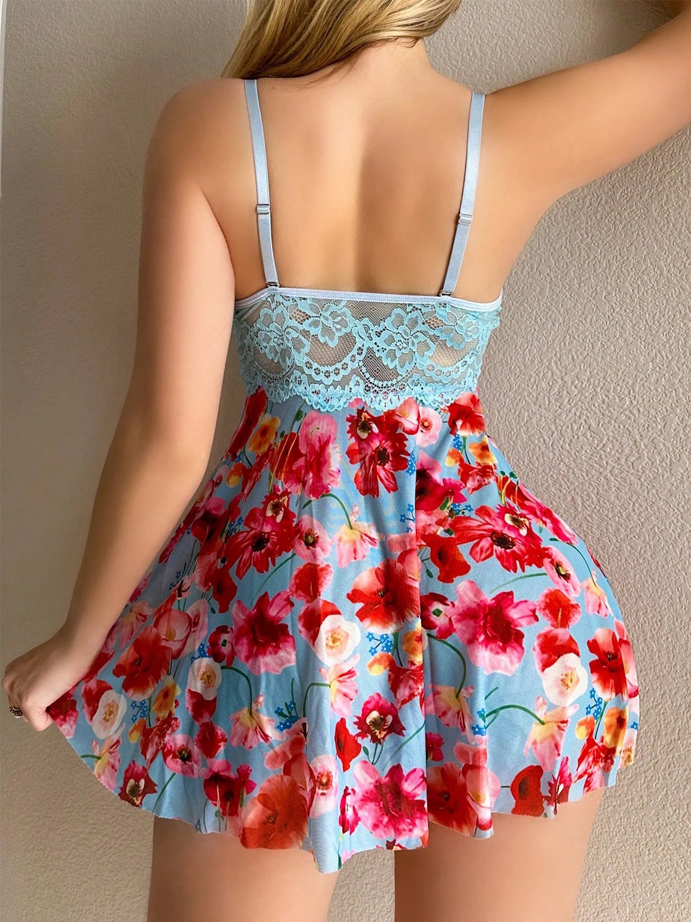 Floral Baby Doll Nightgown