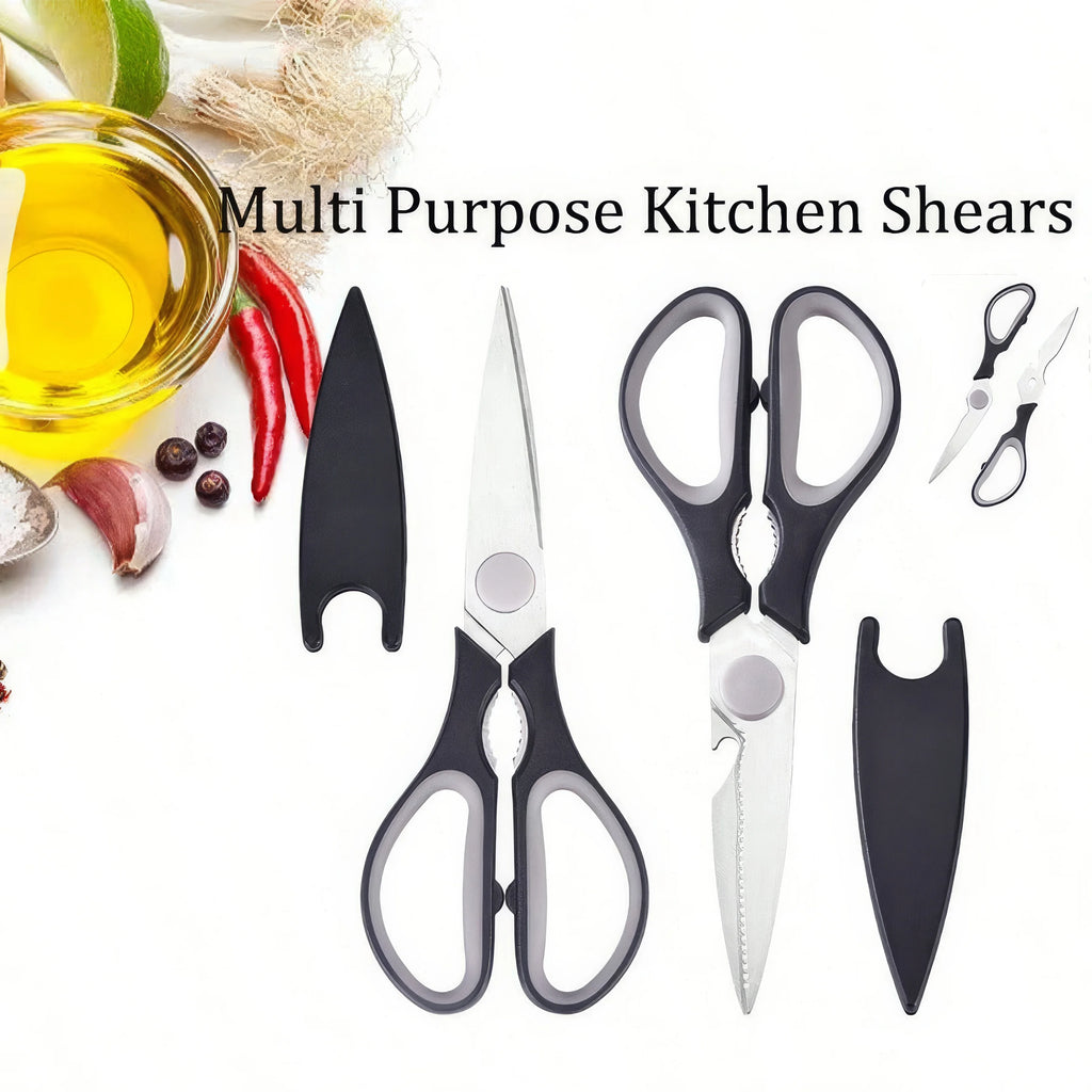 Multifunctional Kitchen Scissors Black