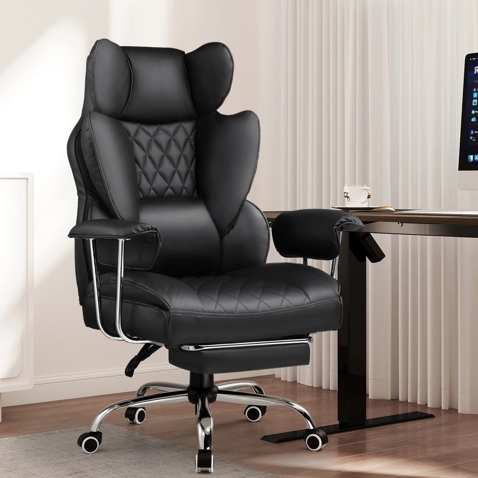 Big and Tall Gaming Chair with Pocket Spring Lumbar