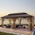 12×20 Hardtop Gazebo with Metal Roof