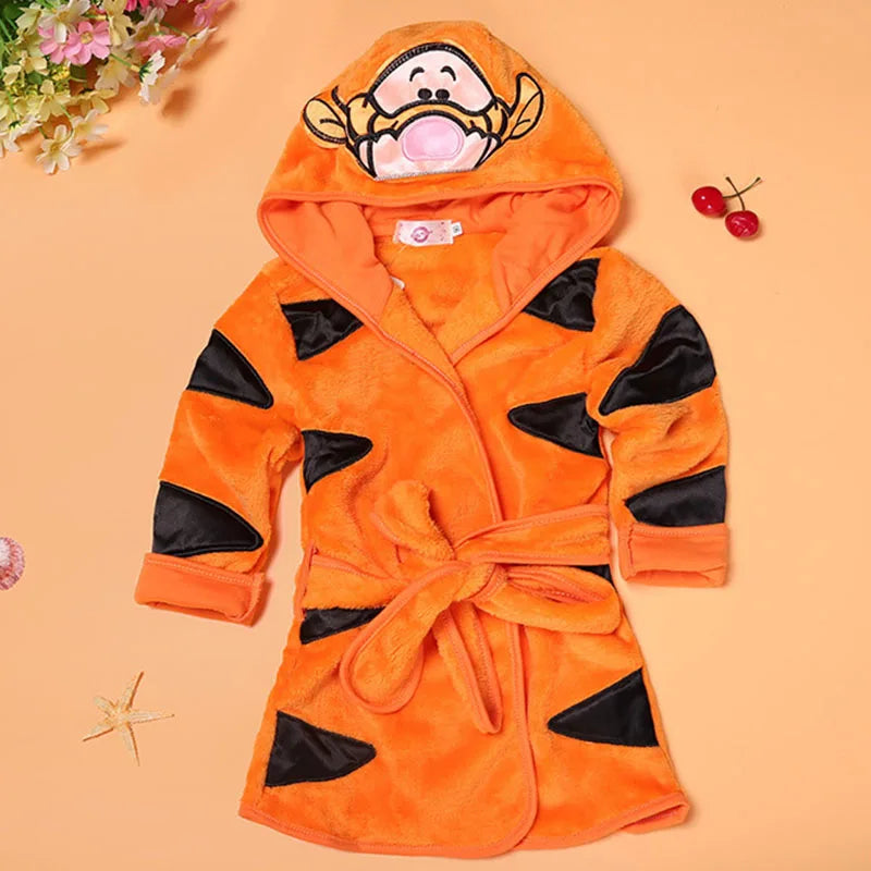 Children's Hooded  Bathrobe