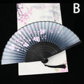 Vintage Style Silk Chinese Folding Fan