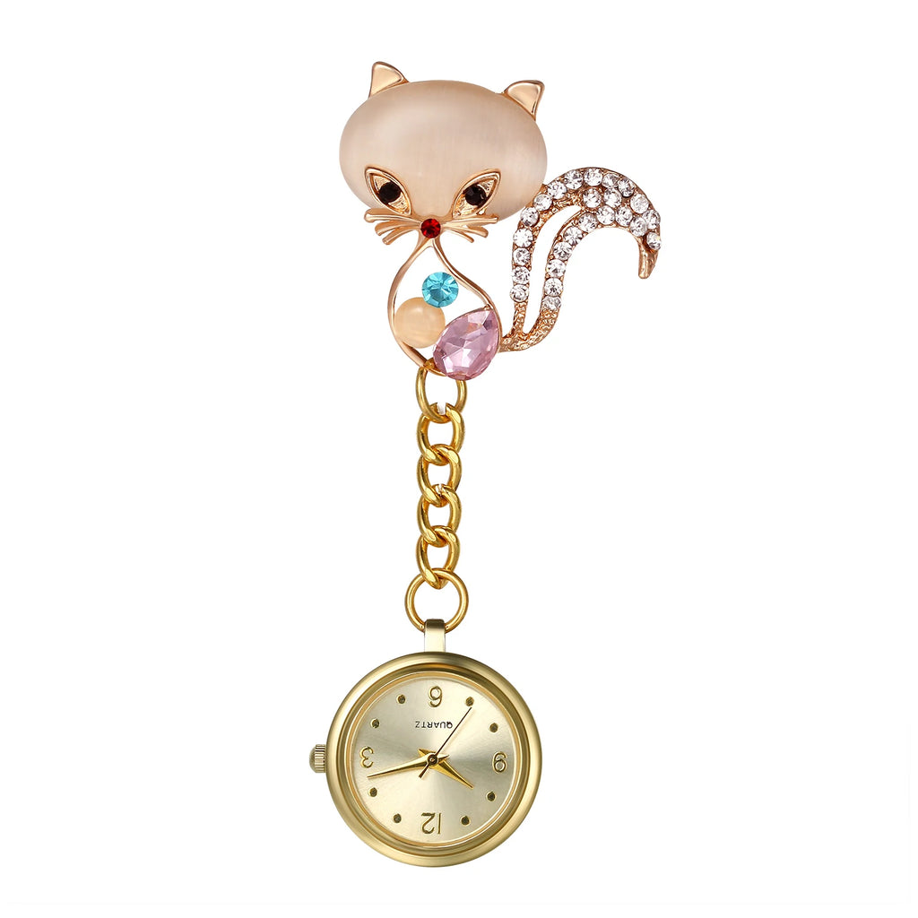 Nurse Watch For Women Clip-On Pocket