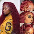 Deep Wave 99J Burgundy 13x6 Lace Front