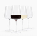 Large Bowl Stemware for Red/ White Wines Set of Four