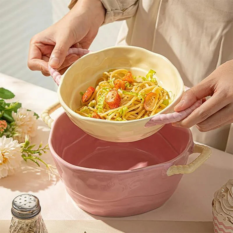 Large Size Ceramic  Versatile Serving Bowls