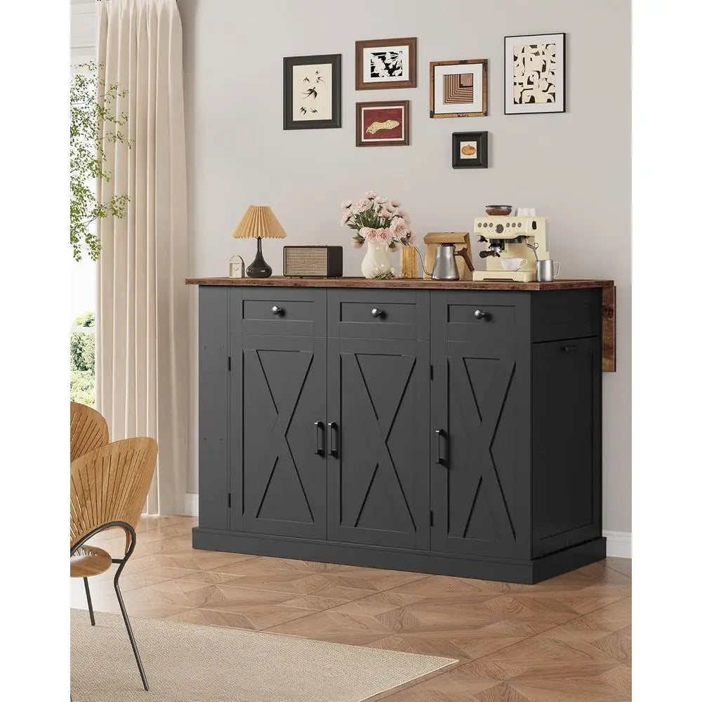 Movable 51.2  Kitchen Island