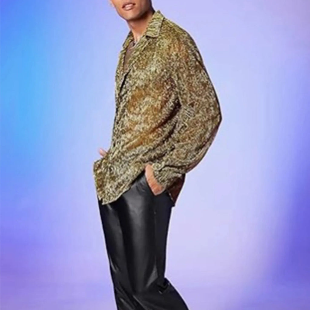 Men's  See Through Shirt