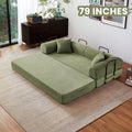 79'' Boneless Couch Foldable Convertible