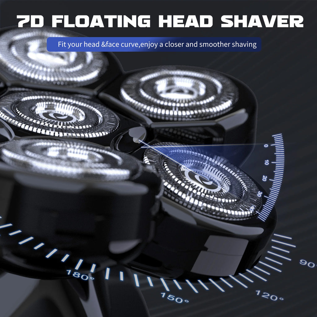 Multi-Functional Shaver for Bald Men
