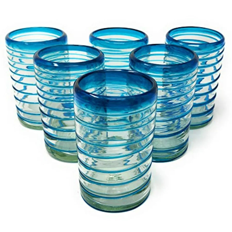 Hand Blown Mexican Drinking Glasses