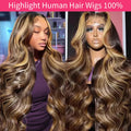 Highlight Body Wave Human Hair Wigs
