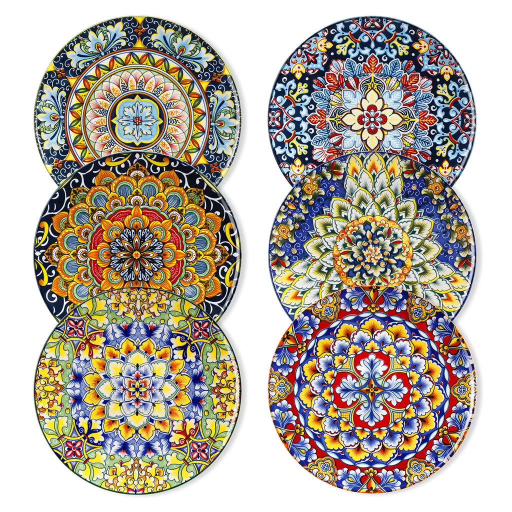 6/12 Piece Porcelain Dinner Plates
