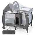 All-in-One Portable Baby Play Yard with Bassinet