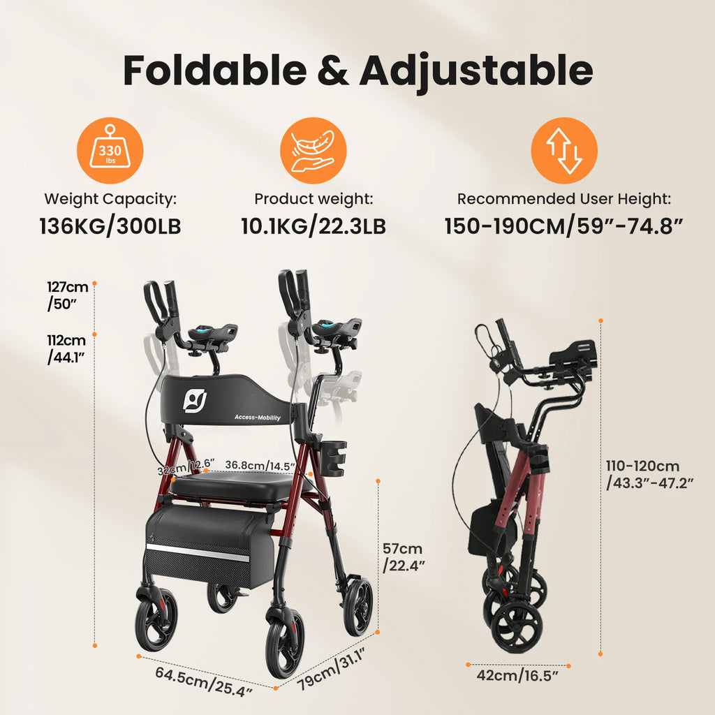 Stand-Up Rollator for Seniors