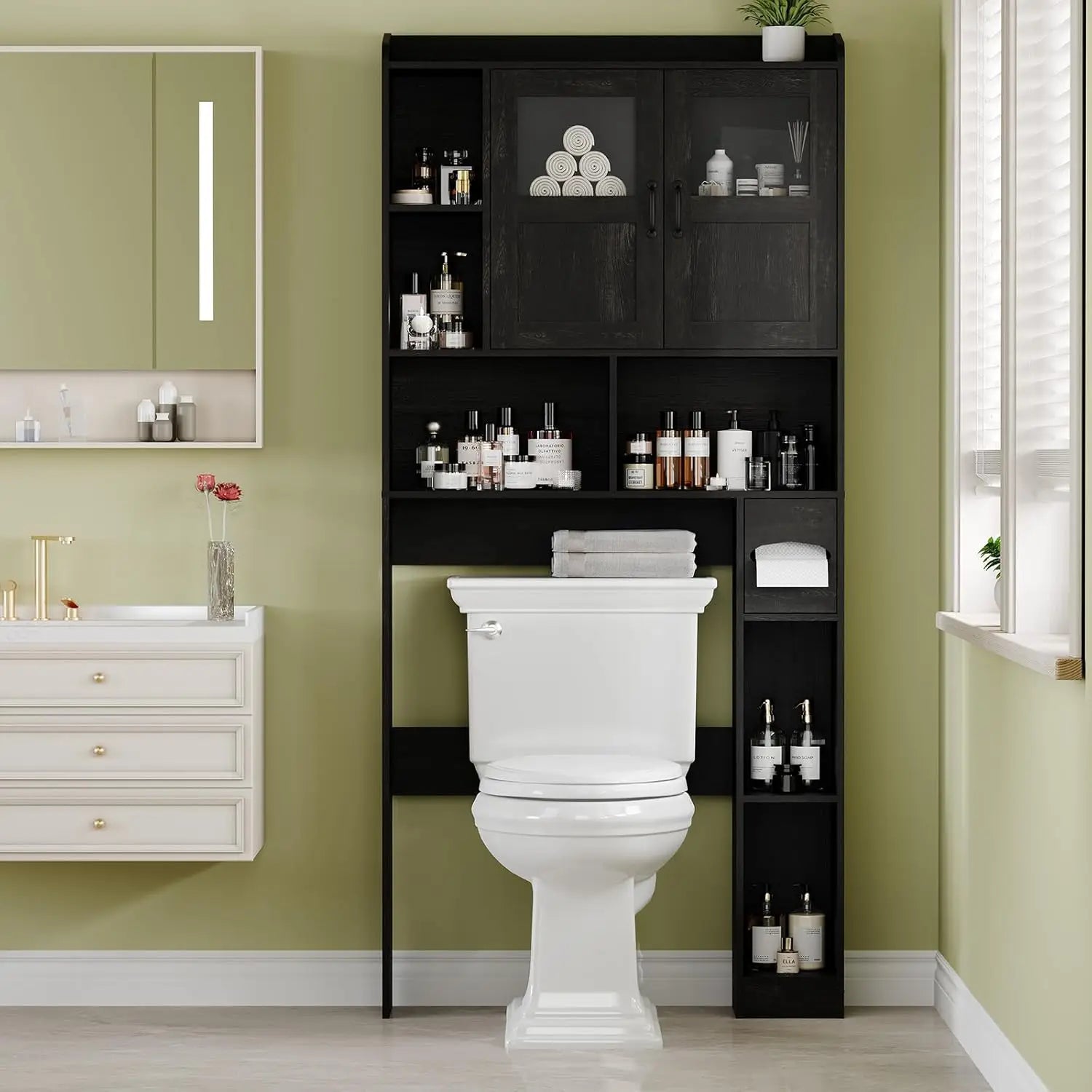 Bathroom cabinet over toilet