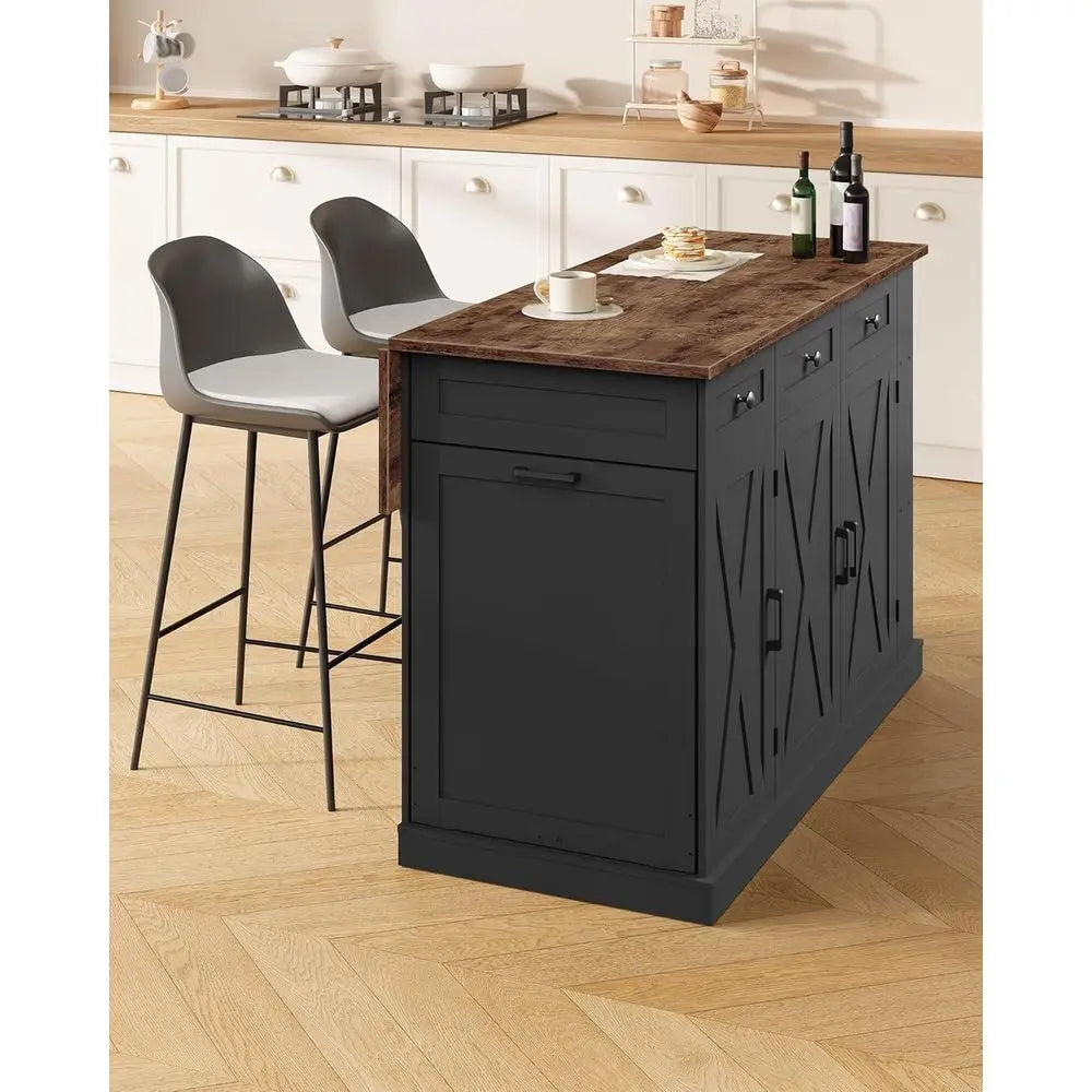 Movable 51.2  Kitchen Island