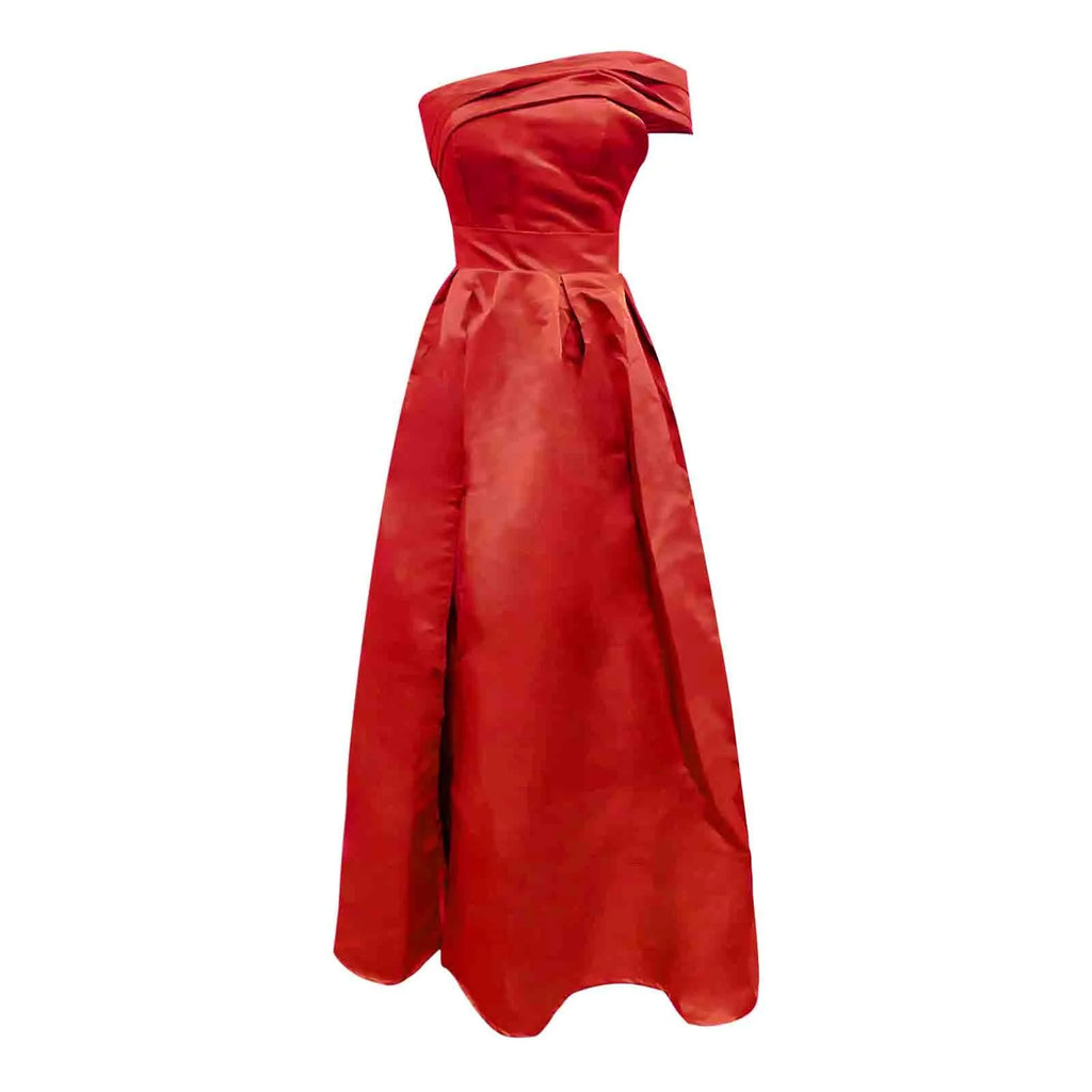 Satin Evening Gown