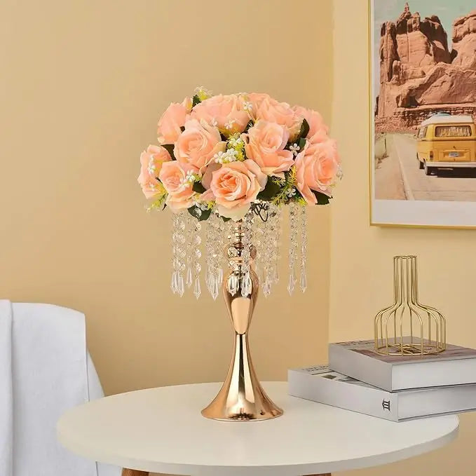Versatile Gold Centerpieces Vase