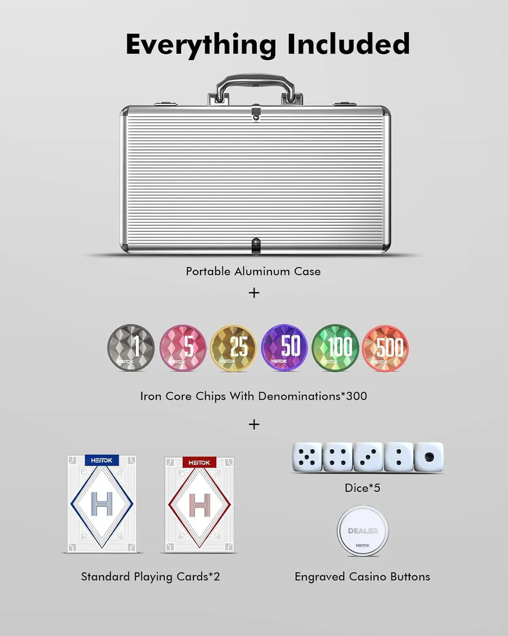 Casino 300 Piece Poker Chip Set