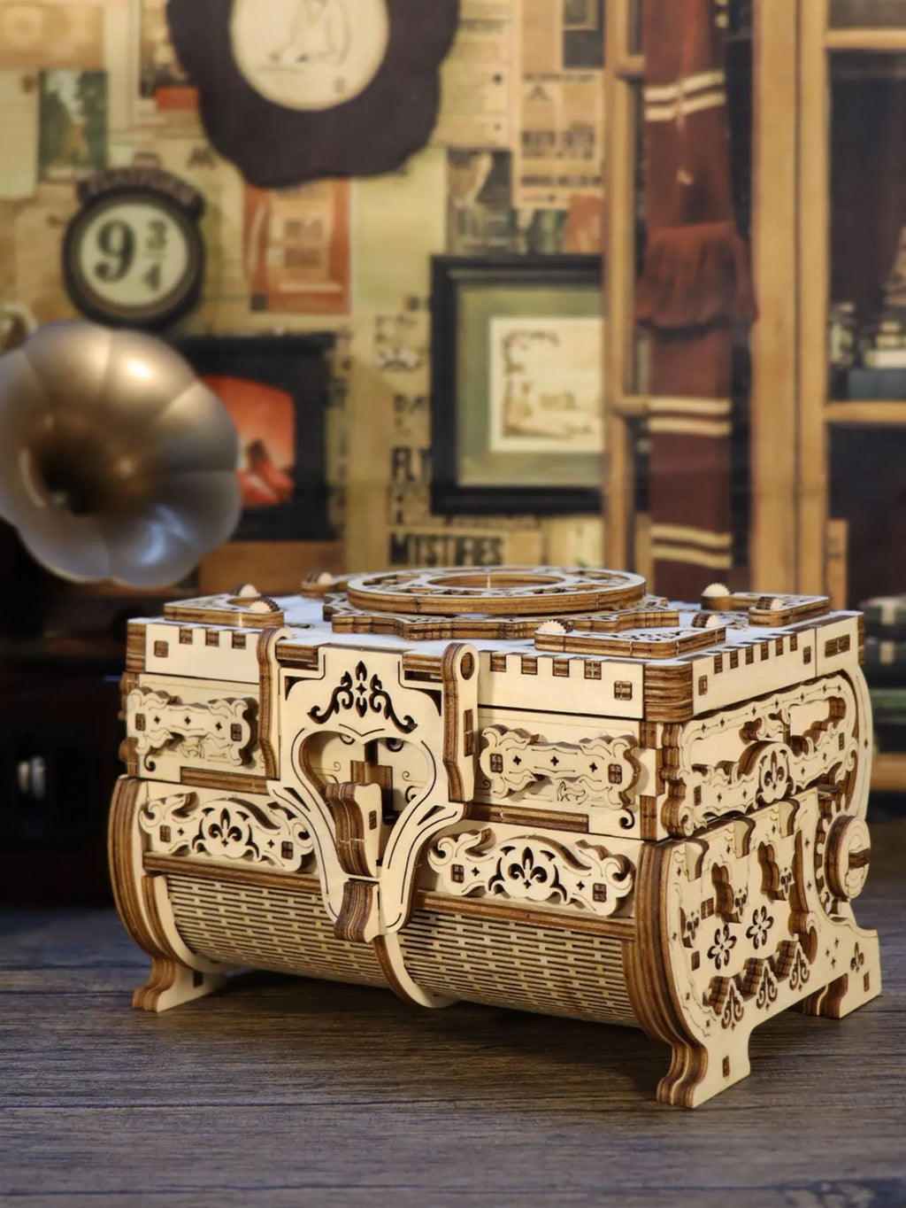 3D Wooden Puzzle Jewel Box