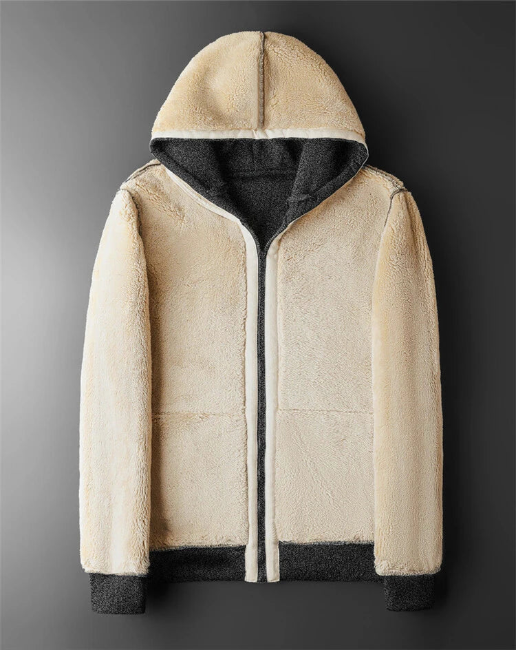 Hooded Wool Lined Jacket