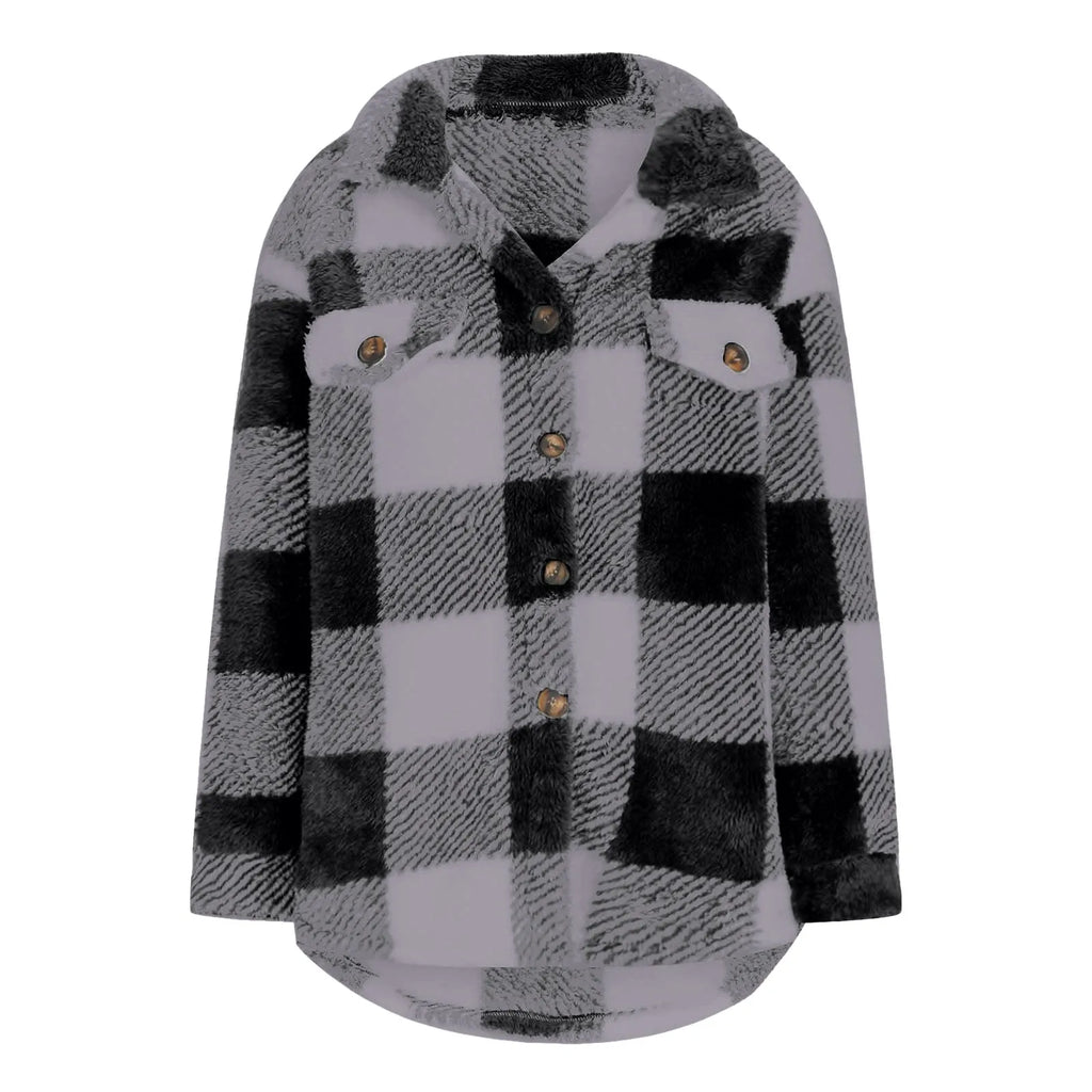 Oversized Warm Fleece Shirt