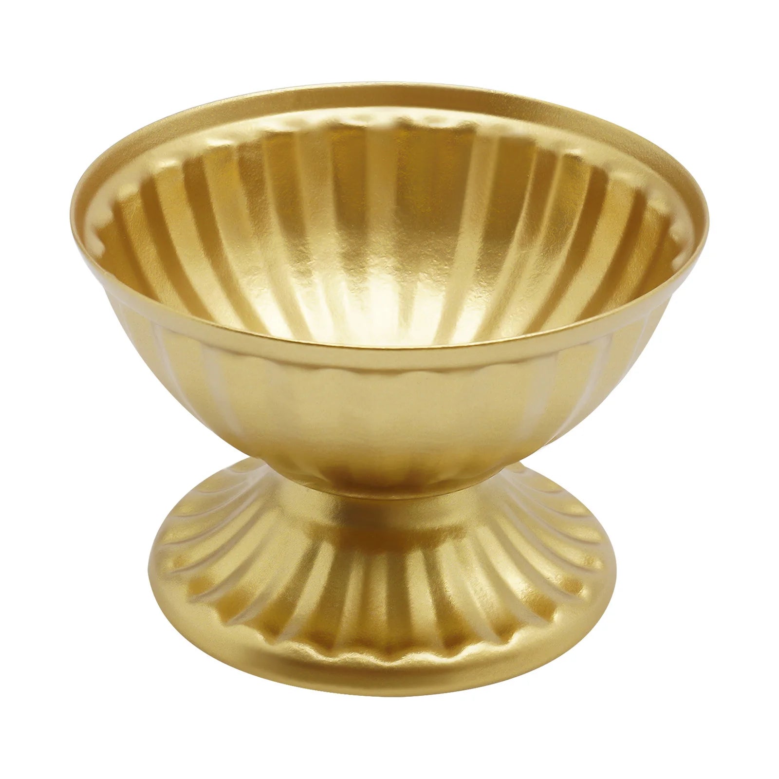 10 PCS - Mini Vase Golden Metal