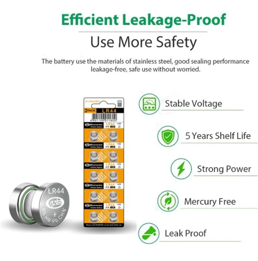 50/100pcs LR44 Batteries